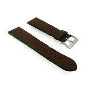 Junghans Form Uhrenarmband 21mm Leder braun 027/2002 Titanschließe