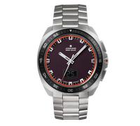 JUNGHANS Herren-Funkuhr 1972 Mega Solar mit Stahlband 56/4611.44