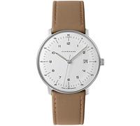 JUNGHANS Herren-Armbanduhr Analog Quarz Leder Kalbsleder 041/4562.00