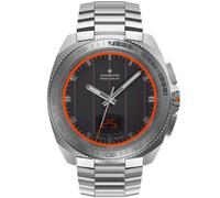 Junghans Herren-Armbanduhr XL 1972 Mega Solar Analog Quarz Edelstahl 056/4211.44
