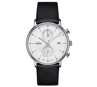 JUNGHANS Herrenuhr Chronoscope Form C mit schwarzem Lederband 41/4770.00