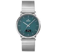 JUNGHANS Herrenuhr Funk Milano Mega Solar Stahl/Blau 56/4621.44