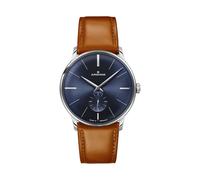 Junghans -Meister Handaufzug Braun Blau Herrenuhr Saphirglas 38mm- 027/3504.02