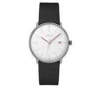 JUNGHANS max Bill Automatikuhr Automatic Bauhaus Lederband Schwarz 27/4009.02