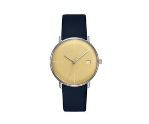 JUNGHANS max Bill Damen-Armbanduhr Quarz Dunkelblau 47/4553.02