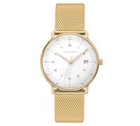 JUNGHANS max Bill Damenuhr mit Saphirglas Goldfarben 47/7452.46