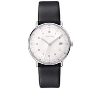 JUNGHANS max Bill Damenuhr mit Lederband Schwarz 47/4450.02