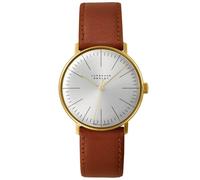 Junghans -max bill Handaufzug Damenuhr Braun Saphirglas 34mm- 027/5703.02