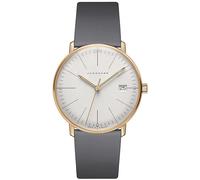 JUNGHANS max Bill Damenuhr mit Saphirglas Grau/Goldfarben 47/7853.02