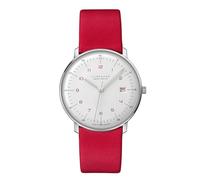 JUNGHANS max Bill Unisex-Funkuhr Mega Solar Rot 59/4325.02