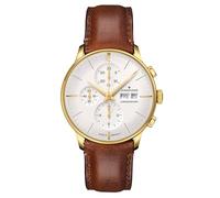 JUNGHANS Meister Chronoscope Herrenuhr Automatic Braun/Goldfarben 27/7620.02