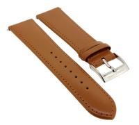 Junghans Meister Chronoskope 21mm Uhrenarmband Leder in braun 027/4526