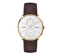 Junghans - Meister fein Chronoscope MEGA Solar weiß - Gr. - 39.5