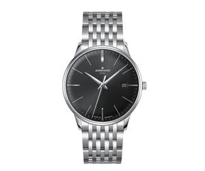 JUNGHANS Meister Mega Herren-Funkuhr mit Stahlband 58/4503.46