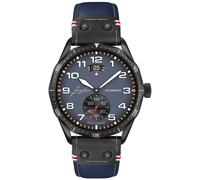Junghans -Meister Pilot Automatik Navy Blue Herrenuhr Schwarz Automatik Saphirglas 43mm- 027/4397.00