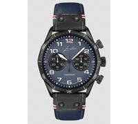Junghans - Meister Pilot Chronoscope Navy Blue blau, 43\