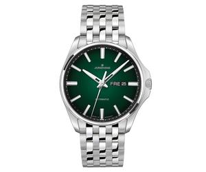 JUNGHANS Meister S Herrenuhr Automatik Stahl/Dunkelgrün 27/4518.44