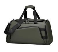 Jungle Leopard Multifunktionale Reisetasche mit großem Fassungsvermögen, Nasstasche und Schuhfach for Fitnessstudio, Sport und Wochenendausflüge(Green)