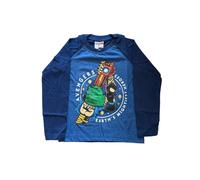 Jungs Langarm-Shirt | Marvel | Schwarz-weiß oder Blau | blau,128