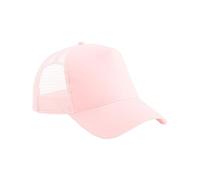 CB640B Beechfield Junior Kinder Truckerkappe mit Snapback-Verschluss Pastel Pink One Size