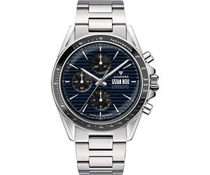 Junkers JUMO Automatik Uhr ETA Valjoux 7750 Saphirglas Chronometer Tachymeter Pilotenuhr 9.21.01.01.M