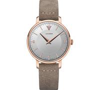 Junkers Therese Damen Analog Quarz Uhr Lederarmband Vintage rosé Silber 9.25.01.07