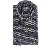 Jupiter Casual Modern Fit Hemd ocker, Gemustert