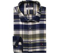 Jupiter Casual Short Style Hemd oliv, Kariert