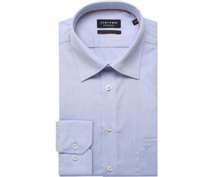 Jupiter Modern Fit Hemd blau, Einfarbig