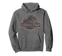 Jurassic Park Classic Distressed Logo Pullover Hoodie