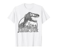 Jurassic Park Classic T-Rex Skeleton Logo T-Shirt