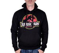 Jurassic Park Herren Mejupamsw004 Kapuzenpullover, Schwarz, M