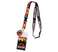Jurassic Park Logo Lanyard Keychain ID Logo Gummi Charme und Aufkleber
