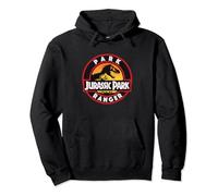 Jurassic Park Ranger Danger Orange Gradient Icon Pullover Hoodie