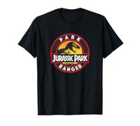 Jurassic Park Ranger Danger Orange Gradient Icon T-Shirt