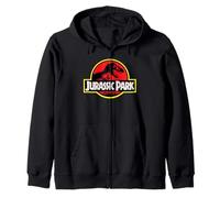 Jurassic Park Red & Yellow Outline Logo Kapuzenjacke