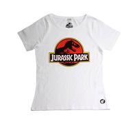 Jurassic Park T-Shirt für Damen von Onomato! (L, Weiß)