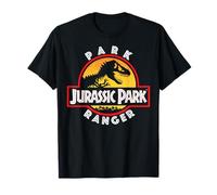Jurassic Park T-Shirt für Herren, Schwarz, S, Kurzarm, Klassische Passform, Unisex