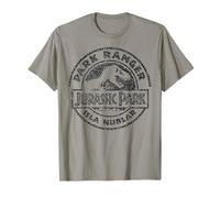 Jurassic Park T-Shirt Isla Nublar Ranger - Herren, Grau, S