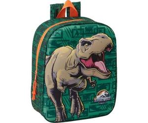 Jurassic World 3D-Kindergartenrucksack für Kinder - Vorschulrucksack mit Relief für Jungen und Mädchen - Kindergartenrucksack mit lustigem und origine