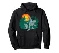 Jurassic World Blue Raptor Sunset Pullover Hoodie