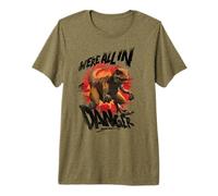 Jurassic World: Chaos Theory Raptor We’re All in Danger Premium T-Shirt