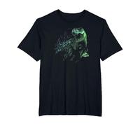 Jurassic World Digital T-Rex Roar T-Shirt, Herren Große Größen, Schwarz, 3X Tall