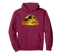 Jurassic World: Dominion T-Rex Logo Pullover Hoodie, Unisex für Erwachsene, Kastanienbraun, XL