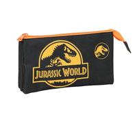 Jurassic World Federmäppchen für Kinder, ideal für Kinder im Schulalter, bequem und vielseitig, Qualität und Widerstandsfähigkeit, 22 x 3 x 12 cm