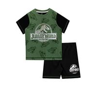 Jurassic World Jungen Dinosaurier Schlafanzug Schwarz 122
