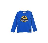 Jurassic World Jungen Langarm-Shirt Longsleeve Oberteil, Farbe:Blau, Größe Kids:98