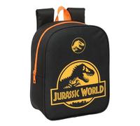 JURASSIC WORLD Kinderrucksack, Kinderrucksack, Schulrucksack, anpassbar an den Kinderwagen, bequem und vielseitig, Qualität und Widerstandsfähigkeit, 22 x 10 x 27 cm