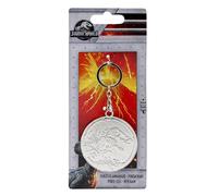 Jurassic World Metall Schlüsselanhänger mit Relief 7,5x0,5x17,5 cm, Bunt