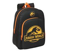 JURASSIC WORLD - Schulrucksack für Kinder, Kinderrucksack, anpassbar an Kinderwagen, ideal für Kinder im Schulalter, bequem und vielseitig, Qualität und Widerstandsfähigkeit, 26 x 11 x 34 cm